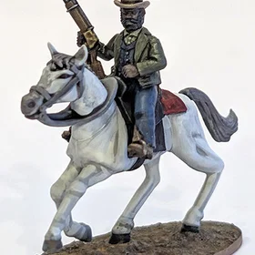Great Escape Games 1/28 Legend Of The West Ely Fergus Mounted (DMH807)
