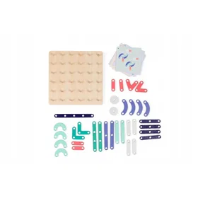 BS Toys Geoplank Jeu de Puzzle en Bois 14 GA529