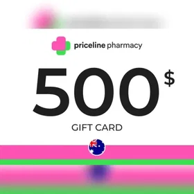 Priceline Pharmacy Gavekort 500 AUD