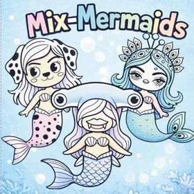 Mix-Mermaids Färgläggningsbok