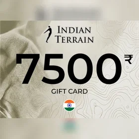 Indian Terrain Presentkort 7500 INR