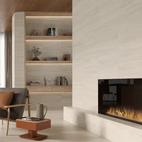Geotiles Keramisk Flis Stratos Vein Bone Beige 60x60cm 0178400036909