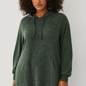Ellos Plus collection Lång Hoodie (Dam)