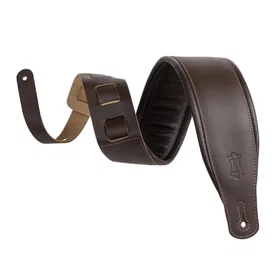 Levys M26PD Mørkebrun toppkornslærreim 3"