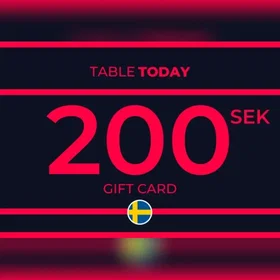 TableToday Gavekort 200 SEK