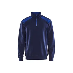 Blåkläder College Halv Glidelås Sweatshirt (Unisex)