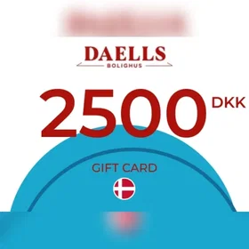 Daells Bolighus Gift Card 2500 DKK
