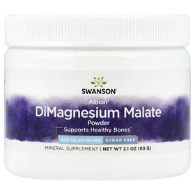 Swanson DiMagnesium Malate 400mg 60 Powder