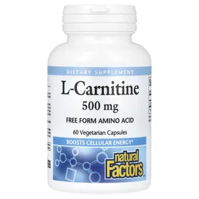 Natural Factors L-Carnitine 500mg 60 Vcaps