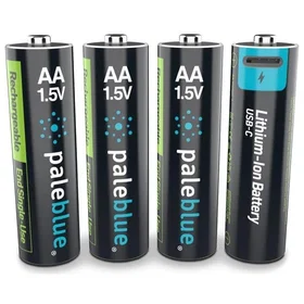 Pale Blue Voyager AA 4-pack