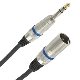 Gear4music Essentials XLR (M) to Balanced Jack Cable 6m JACK-TRS-XLRM-E-6