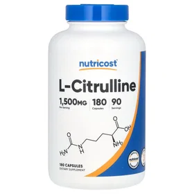 Nutricost L-Citrulline 750mg 120 Capsules