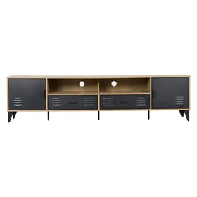 Tribeca Meuble TV 2 portes 2 tiroirs 200cm