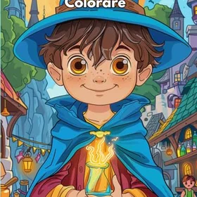 AVVENTURE Magiche da Colorare Färgläggningsbok för barn