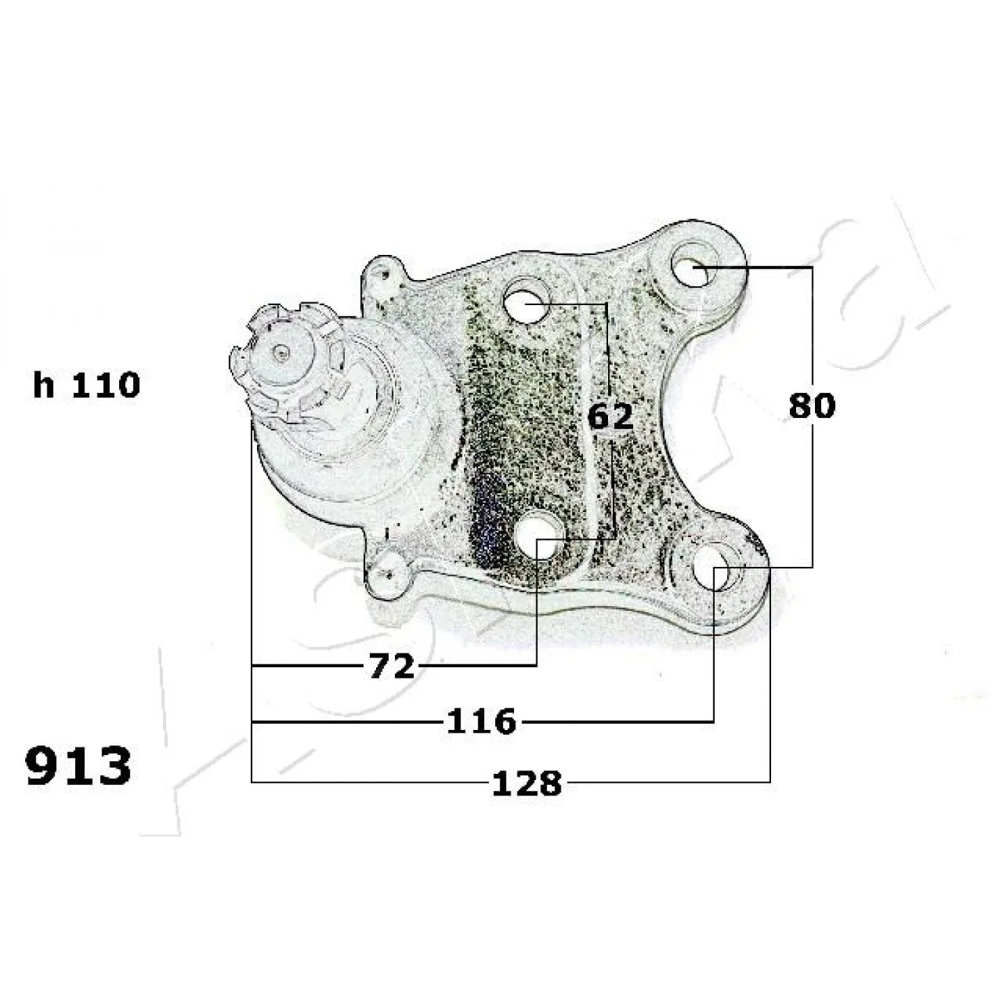 Ashika 73-09-913 Suspension Buffer