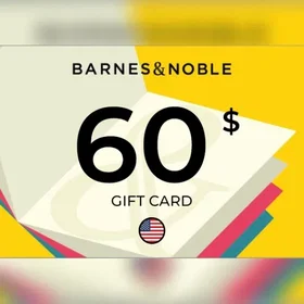 Barnes and Noble Gavekort 60 USD
