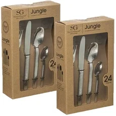 Toilinux Jungle Couverts Set 48-piece