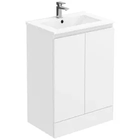 Halite Vanity Cabinet White 600cm