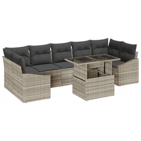 vidaXL Garden Sofa Set with Cushions 8 Pieces 3348958