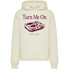 Mister Tee Turn Me On Record Player Hoodie (Herr)
