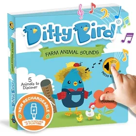 DITTY Music Board Book Farm Animals