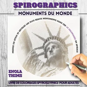 BoD - Books on Demand Spirographics Monuments Du Monde Färgläggningsbok