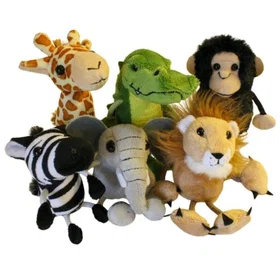 Findel Hand Puppets African Animals 6 pcs