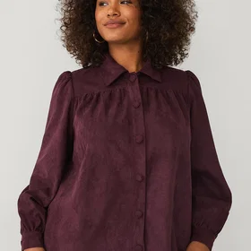 Ellos Plus Collection Mockaimitation Skjorta (Dam)