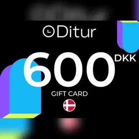Ditur.dk Gavekort 600 DKK