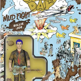 Super7 ReAction Figures Billie Joe Armstrong Mud Fight