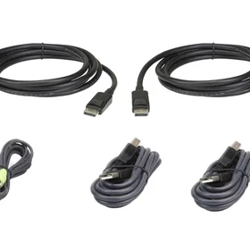 Aten Dual DisplayPort USB Secure KVM Cable Kit 2L-7D02UDPX5