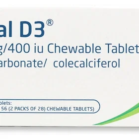 Teva Evacal D3 1500mg 56 Tablets