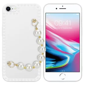 Cadorabo TPU Silicone Case with Chain for iPhone 7/7S/8/SE 2020