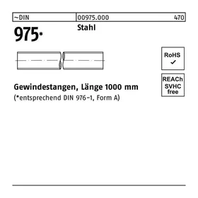 Reyher 009750000140000 Tige filetée acier HGS M14 x 1000 mm