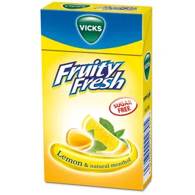 Vicks Fruity Fresh Lemon & Menthol 72g