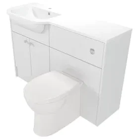 Deccado Benham Left Vanity Cabinet 1200mm White