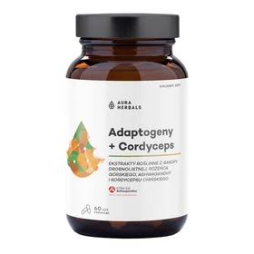 Aura Herbals Adaptogeny Cordyceps 60 Kapslar