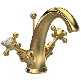 Bayswater Bathrooms Bayswater Hex Basin Mixer 315106 (Brushed Brass)