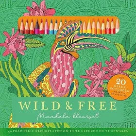 Lantaarn Wild & Free Mandala Kleurset