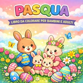 pasqua Libro da Colorare för barn och vuxna