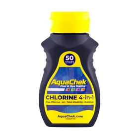 Aquachek Bandelettes de Test pour Stabilisateur de pH au Chlore 50pcs 511244