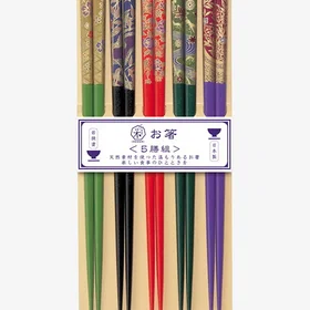 Kawai Nuriyuzen Chopsticks Multi/patterned 23cm 5-pack