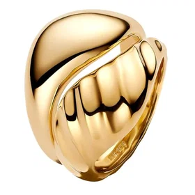 Pandora Rippled Ring 14K Gullbelagt PND163832C00