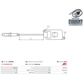 AS-PL NOx sensor NOX9582