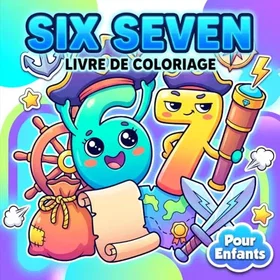 Livre De Coloriage Six Seven Brainrot Färgläggningsbok för Tonåringar och Vuxna