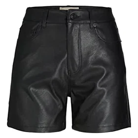 Jack & Jones Kenya Faux Leather Shorts (Dam)