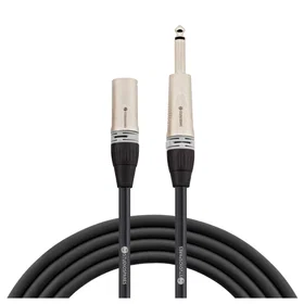 Studiospares XLR Mannlig Mono Jack Kabel 20m 655042