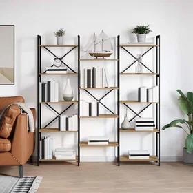 vidaXL Bokhylla 156x25x167cm