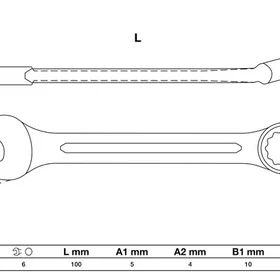 BGS Technic 30506 Kombinationsnyckel