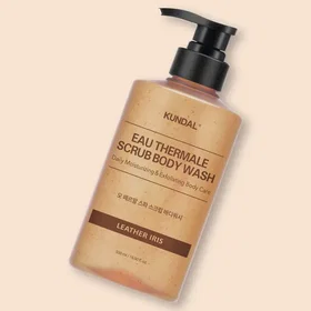 Kundal Scrub Body Wash Leather Iris 500ml